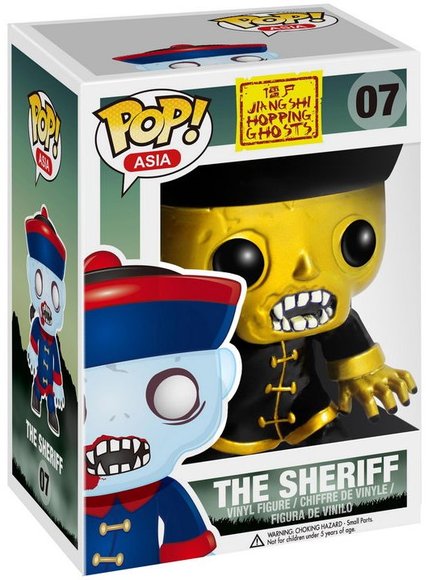 POP! Jiangshi Hopping Ghosts - The Sheriff figure by Mindstyle, produced by Funko. Packaging.