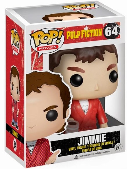 POP! Pulp Fiction - Jimmie figure, produced by Funko. Packaging.