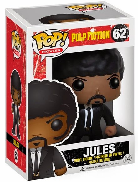 POP! Pulp Fiction - Jules figure, produced by Funko. Packaging.
