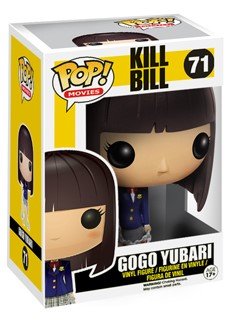 POP! Kill Bill - GoGo Yubari figure by Funko, produced by Funko. Packaging.