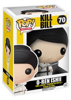 POP! Kill Bill - O-Ren Ishii figure by Funko, produced by Funko. Packaging.