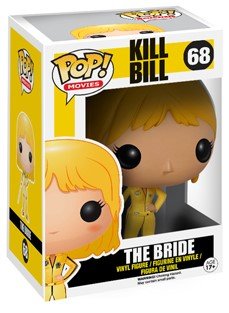 POP! Kill Bill - The Bride figure by Funko, produced by Funko. Packaging.