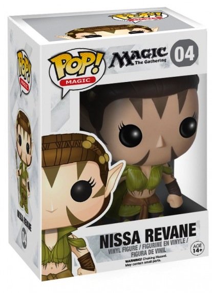 POP! Magic The Gathering - Nissa Revane figure by Funko, produced by Funko. Packaging.