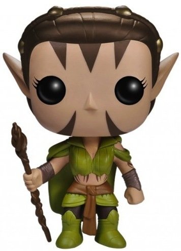 POP! Magic The Gathering - Nissa Revane figure by Funko, produced by Funko. Front view.