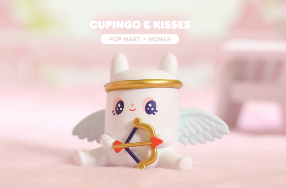POP MART x Momiji - Cupingo & Kisses figure by Momiji, produced by Pop Mart. Detail view.
