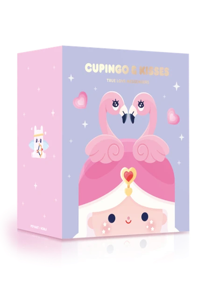 POP MART x Momiji - Cupingo & Kisses figure by Momiji, produced by Pop Mart. Packaging.