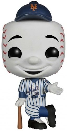 POP! MLB - Mr. Met figure by Funko, produced by Funko. Front view.