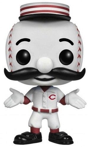 POP! MLB - Mr. Redlegs figure by Funko, produced by Funko. Front view.