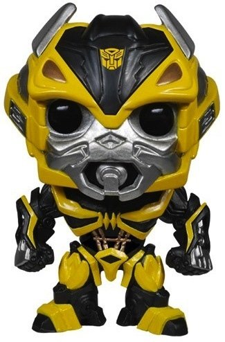 POP! Movies - Transformers : Age of Extinction - Bumblebee figure by Funko, produced by Funko. Front view.