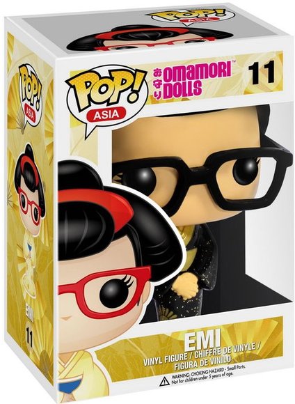 POP! Omamori Dolls - Emi figure by Mindstyle, produced by Funko. Packaging.