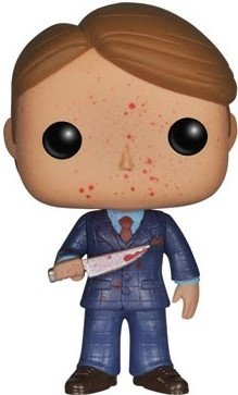 POP! Television - Hannibal Lecter figure, produced by Funko. Front view.