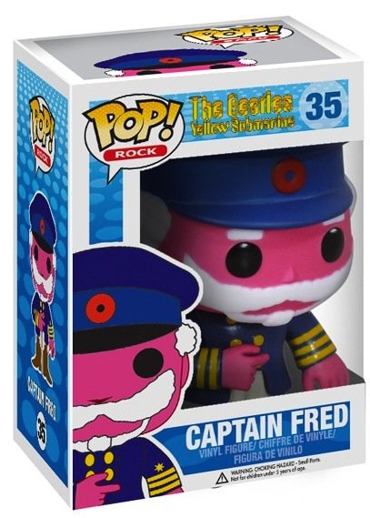 POP! The Beatles Yellow Submarine - Captain Fred figure by Funko, produced by Funko. Packaging.