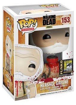 POP! The Walking Dead - Hershel Greene figure by Funko, produced by Funko. Packaging.