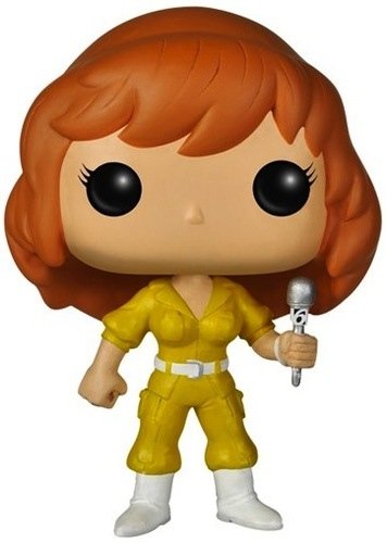 POP! TMNT - April ONeil figure by Funko, produced by Funko. Front view.