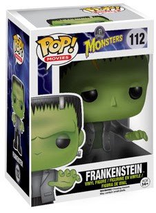 POP! Universal Monsters - Frankenstein figure by Funko, produced by Funko. Packaging.