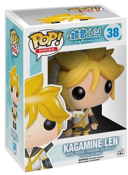 POP! Vocaloids - Kagamine Len figure by Funko, produced by Funko. Packaging.
