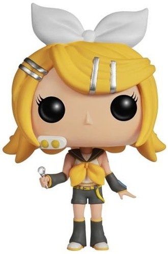 POP! Vocaloids - Kagamine Rin figure by Funko, produced by Funko. Front view.