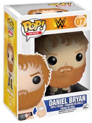 POP! WWE 2 - Daniel Bryan figure by Funko, produced by Funko. Packaging.