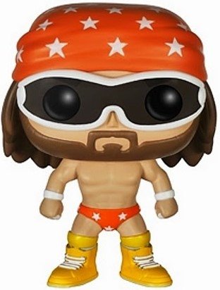 POP! WWE 2 - Macho Man Randy Savage figure by Funko, produced by Funko. Front view.