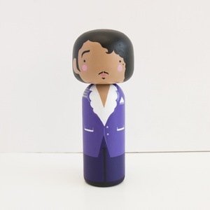 Prince Kokeshi figure by Sketch.Inc. Front view.