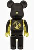 Project 1/6 Be@rbrick 400% - Black x Clear Yellow 