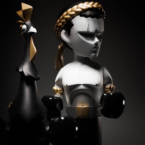 Protect Me : KNOCKOUT Blackout figure by Coarsetoys, produced by Coarsetoys Jpx. Front view.