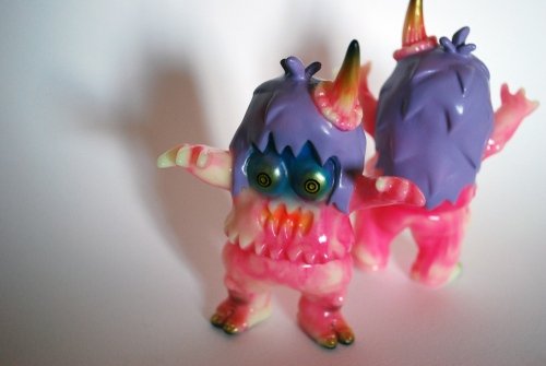 Psychadelic Freakout! Ugly Unicorn figure by Jon Malmstedt, produced by Rampage Toys. Front view.