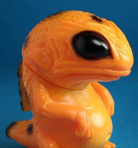 Pumpkin Butter Snybora - NYCC 2014 Exclusive figure by Chris Ryniak, produced by Squibbles Ink + Rotofugi. Front view.