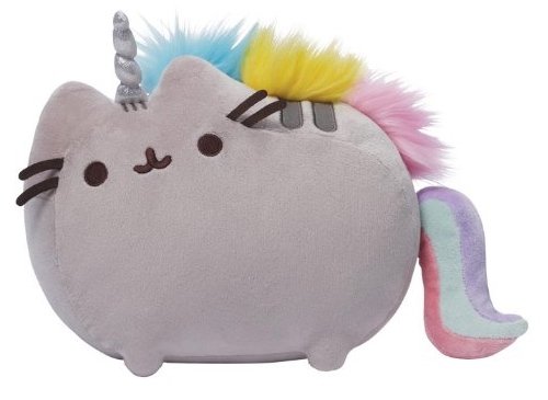 13 Pusheenicorn figure by Pusheen, produced by Gund. Front view.