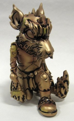 Rad Battle Rat figure by Mike Sutfin, produced by Reckless Toys. Front view.