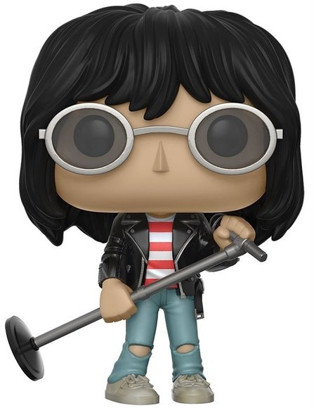 Ramones - Joey Ramone figure, produced by Funko. Front view.