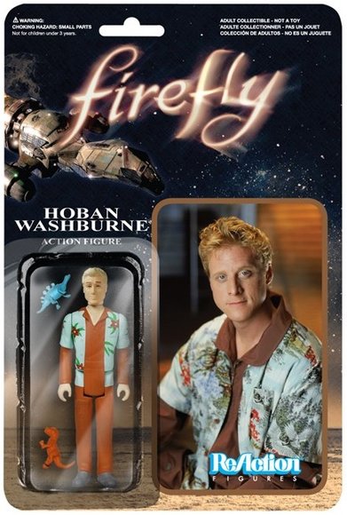 ReAction Firefly - Hoban Washburne figure by Super7, produced by Funko. Packaging.