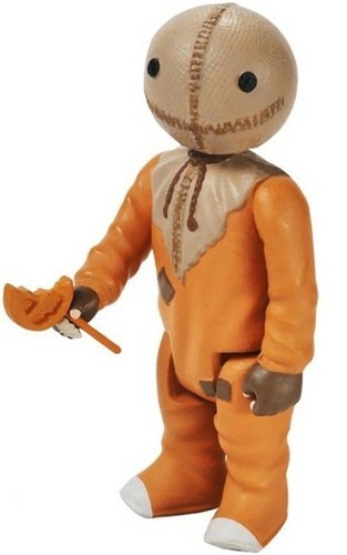 ReAction Horror Series - Trick r Treat Sam figure by Super7, produced by Funko. Front view.