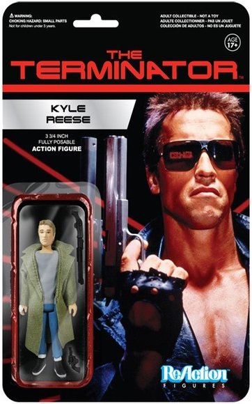 ReAction Terminator - Kyle Reese figure by Super7, produced by Funko. Packaging.