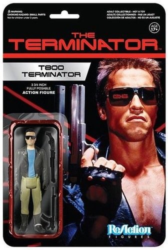 ReAction Terminator - T800 Terminator figure by Super7, produced by Funko. Packaging.