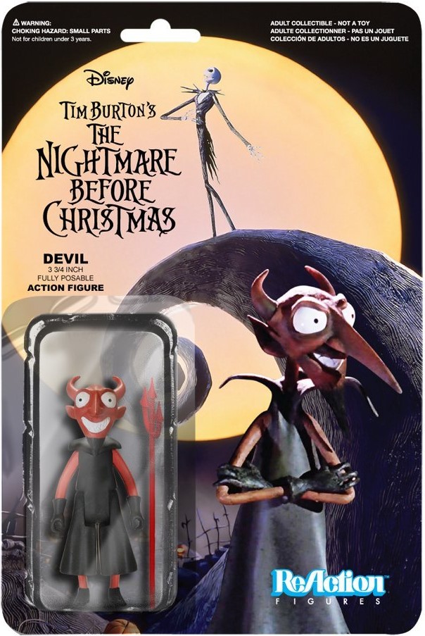 DEVIL The Nightmare Before Christmas 3 3/4" inch Reaction Retro Figure 2014 