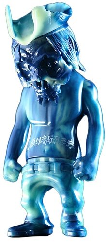 Rebel Captain - The lost hour figure by Usugrow X Pushead, produced by Secret Base. Front view.