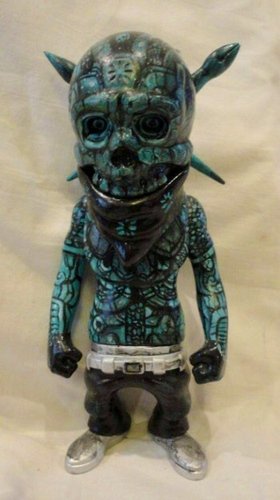 Rebel Ink - Aztec Ink figure by Frank Mysterio, produced by Secret Base. Front view.