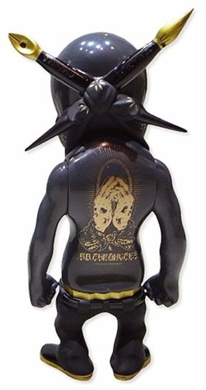 Rebel Ink - Black Dallas 2014 figure by Usugrow, produced by Secret Base. Back view.