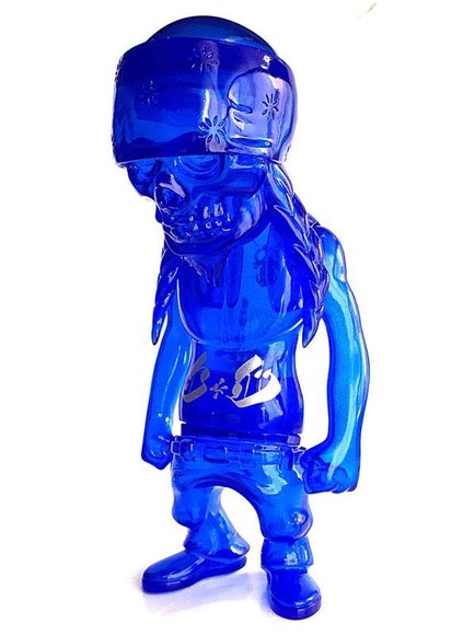 Rebel Ink SC - Clear Blue figure by Usugrow, produced by Secret Base. Side view.