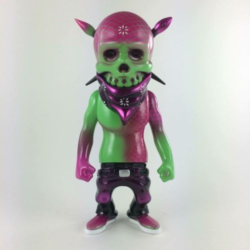 Rebel Ink figure by Shifty Toys, produced by Secret Base. Front view.