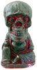 Red Textured Buddha Skull