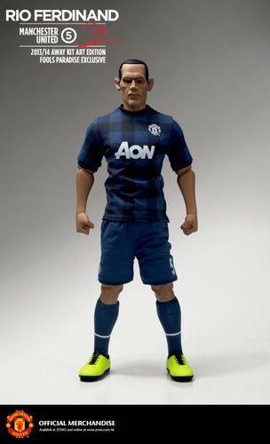 Rio Ferdinand figure by Alan Ng, produced by Zcwo. Front view.