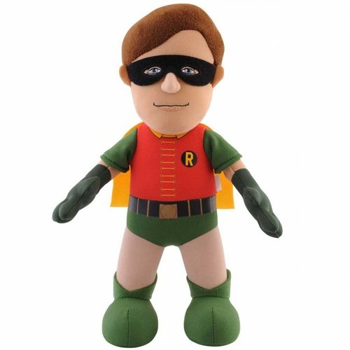 Robin figure by Dc Comics, produced by Bleacher Creatures. Front view.