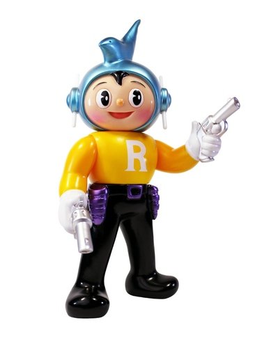 Rocket Boy figure by Itokin Park X Mirock Toys, produced by Palette Toy. Front view.