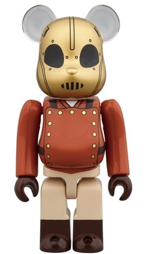 ROCKETEER BE@RBRICK 100% figure, produced by Medicom Toy. Front view.