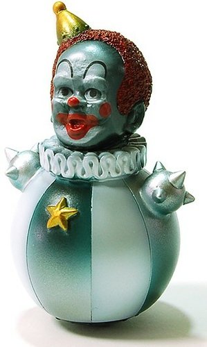 ROLY-POLY THE BOMB > CLOWN BALL（クラウン頭） > CLOWN BALL／鉄 IRON figure by Kikkake, produced by Kikkake. Front view.