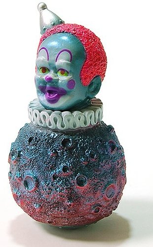 ROLY-POLY THE BOMB > CLOWN BALL（クラウン頭） > PLANET CLOWN／ゾンビ ZOMBIE figure by Kikkake, produced by Kikkake. Front view.