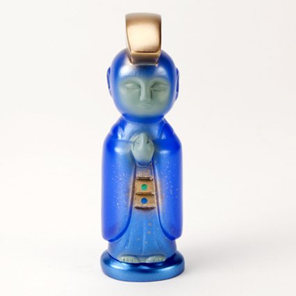 SAPPHIRE MEMORIES JIZO-ANARCHO figure by Toby Dutkiewicz, produced by DevilS Head Productions. Front view.