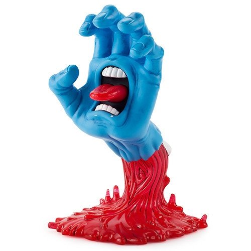 Screaming Hand figure by Jim Phillips, produced by Kidrobot. Front view.